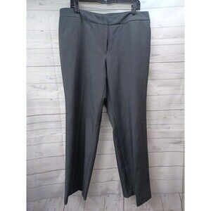 Edwards Ladies Business Casual Flat Front Chino Pants Gray 8525079 Sz 16 - 31